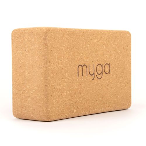 Блок для йоги MYGA Cork Eco Brick Block (пробка) Блок для йоги MYGA Cork Eco Brick Block (пробка)