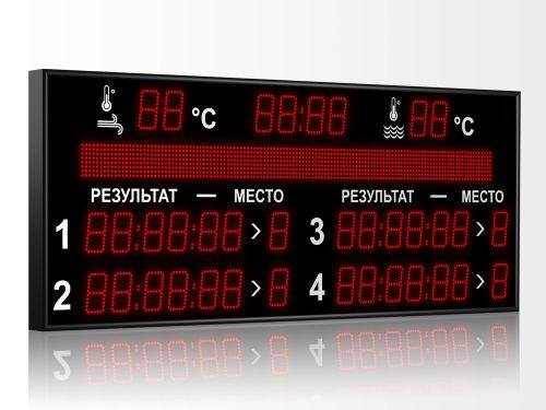 Табло для плавания 1680x700 мм