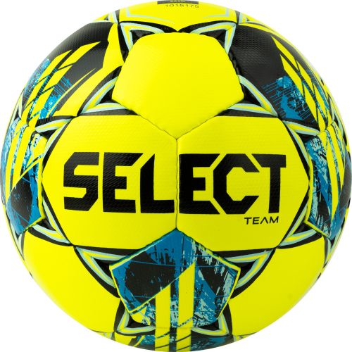 Мяч футбольный SELECT Team Basic V23 №5 FIFA Basic (ПУ) желто-сине-черный Мяч футбольный SELECT Team Basic V23 №5 FIFA Basic (ПУ) желто-сине-черный