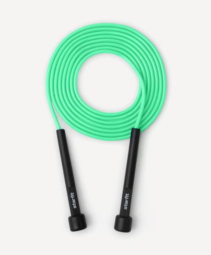 Скакалка STARFIT RP-101 ПВХ с пластиковой ручкой 3м (зеленая)