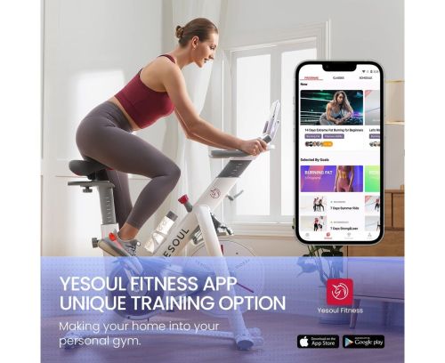 Велотренажер YESOUL Smart M1 WHITE#4