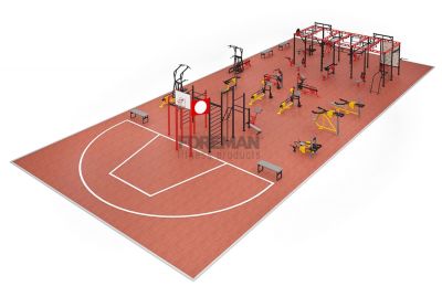 Спортивная площадка 15х33 м FOREMAN