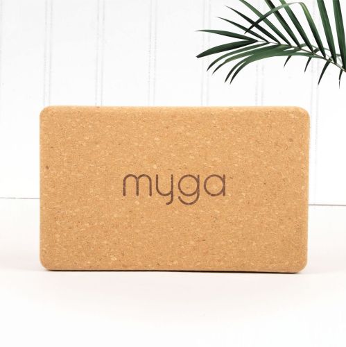 Блок для йоги MYGA Cork Eco Brick Block (пробка)#5 Блок для йоги MYGA Cork Eco Brick Block (пробка)#5