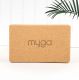 Блок для йоги MYGA Cork Eco Brick Block (пробка)#8 Блок для йоги MYGA Cork Eco Brick Block (пробка)#8