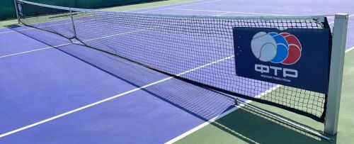 Сетка для большого тенниса TENNIS LIFE TN2-3 мм 12,7х1,05 м (двойное плетение) с тросом#2