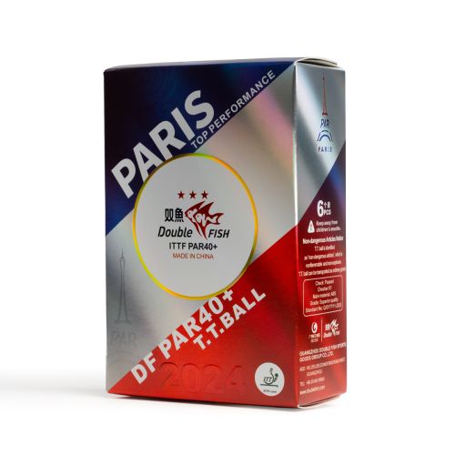 Мяч для настольного тенниса DOUBLE FISH Paris 2024 Olympic Games 3*** ITTF Approved (6 шт.)#6 Мяч для настольного тенниса DOUBLE FISH Paris 2024 Olympic Games 3*** ITTF Approved (6 шт.)#6