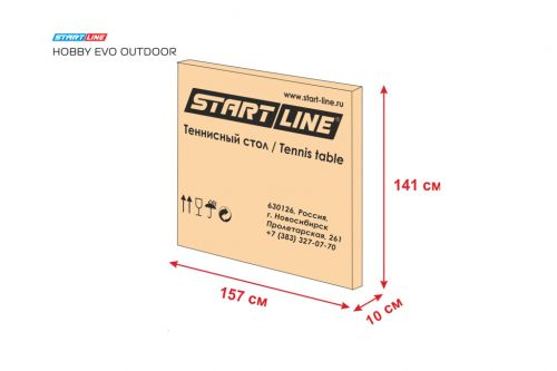 Теннисный стол START LINE Hobby EVO Outdoor 4 Blue#8