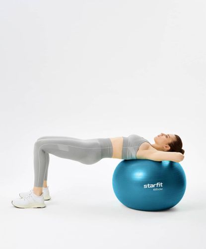Фитбол STARFIT GB-109 65 см (с ручным насосом) синий#5