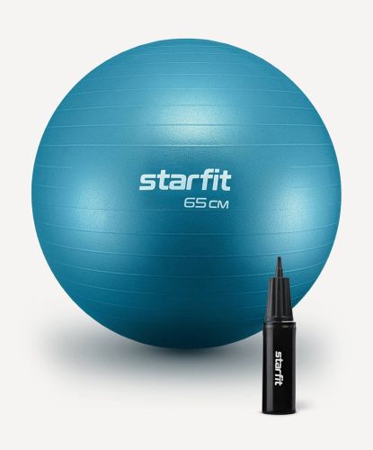 Фитбол STARFIT GB-109 65 см (с ручным насосом) синий