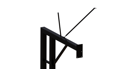 Баскетбольная стойка стационарная, двухопорная, вылет 1,2 м (без щита) СТ-186#2 Баскетбольная стойка стационарная, двухопорная, вылет 1,2 м (без щита) СТ-186#2