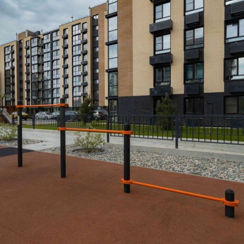 Воркаут Тройной каскад турников для отжиманий и подтягиваний ZAVODSPORTA W247#3