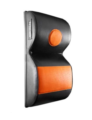 Подушка боксерская TOTALBOX ПНКРМ 40х85х25 рельефная с мишенями (нат. кожа)