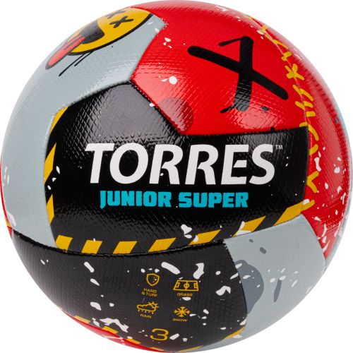 Мяч футбольный TORRES Junior-3 Super F323303 №3 (ПУ)