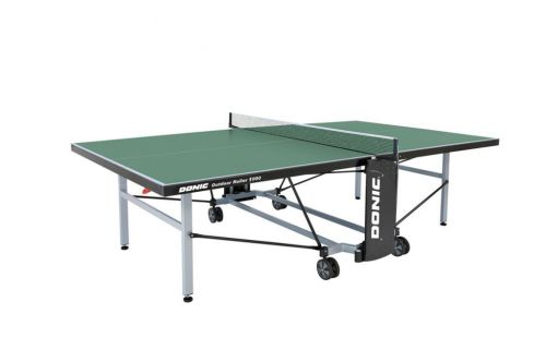 Всепогодный теннисный стол DONIC Outdoor Roller 1000 Green (с сеткой)