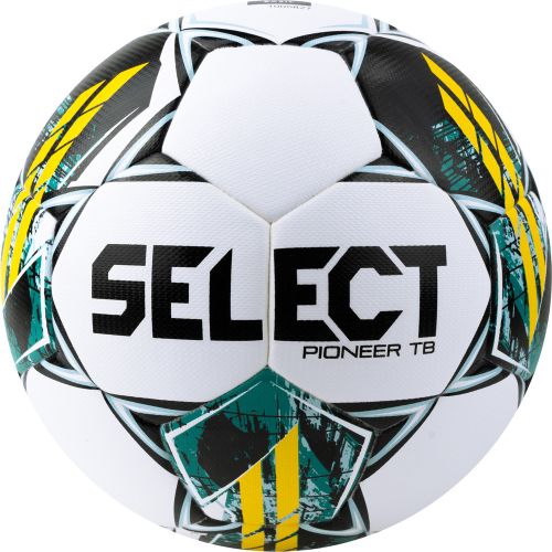 Мяч футбольный SELECT Pioneer TB V23 №5 FIFA Basic (ПУ) бело-зелено-желтый