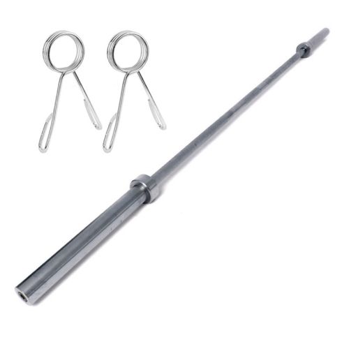 Гриф хромированный олимпийский с зажимами 1800 мм, d=50 мм Гриф хромированный олимпийский с зажимами 1800 мм, d=50 мм