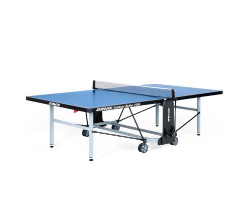 Всепогодный теннисный стол DONIC Outdoor Roller 1000 Blue (с сеткой)