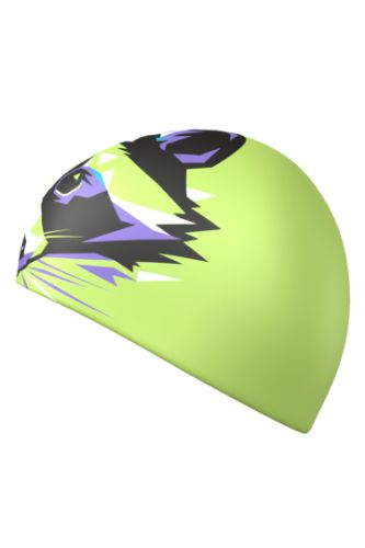 Шапочка для плавания детская MADWAVE RACCOON (силикон)#3 Шапочка для плавания детская MADWAVE RACCOON (силикон)#3