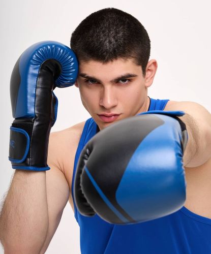 Перчатки боксерские INSANE MONTU IN23-BG500 (ПУ) синий#7