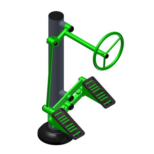 Уличный тренажер для людей с ограниченными возможностями Степ с тягой