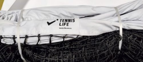 Сетка для большого тенниса TENNIS LIFE TN1-3,5 мм 12,7х1,05 м (одинарное плетение) с тросом Сетка для большого тенниса TENNIS LIFE TN1-3,5 мм 12,7х1,05 м (одинарное плетение) с тросом
