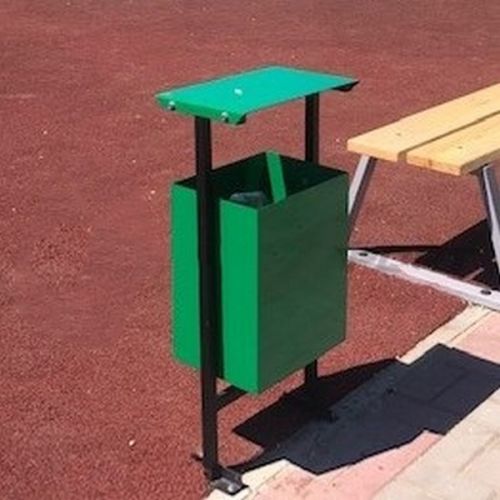 Урна для мусора прямоугольная с навесом