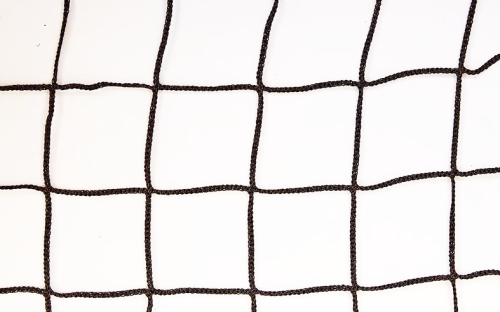 Сетка волейбольная d=2,5 мм белая/черная (обшитая с 4-х сторон, без троса) безузловая