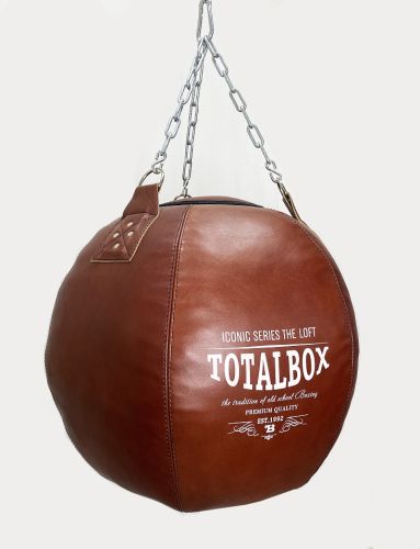Груша кожаная боксерская "Шар" TOTALBOX ГБК 62х62-45 кг#2