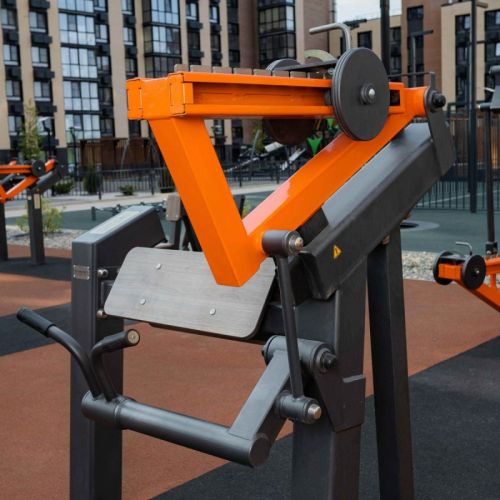 Уличный тренажер Бицепс-машина с переменной нагрузкой ZAVODSPORTA Power-1811#9 Уличный тренажер Бицепс-машина с переменной нагрузкой ZAVODSPORTA Power-1811#9