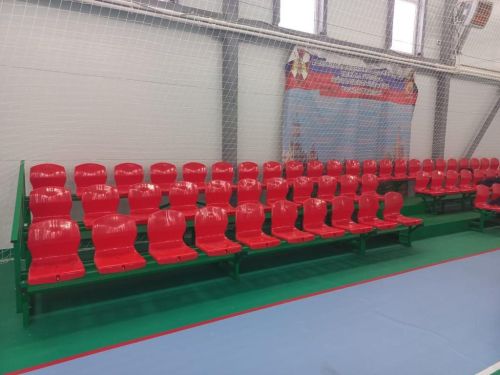 Трибуна сборно-разборная 3-х рядная на 66 мест СТ-112#5 Трибуна сборно-разборная 3-х рядная на 66 мест СТ-112#5