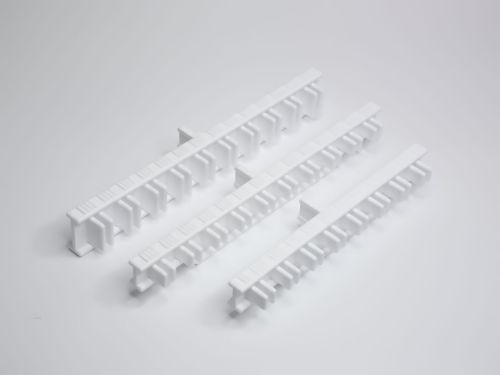 Угловой элемент 90° для переливной решетки (белый)