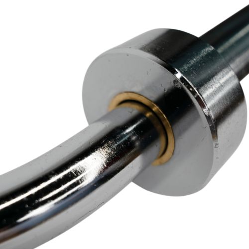 Гриф олимпийский изогнутый BRONZE GYM BGBRB25B 20 кг (с замками)#5