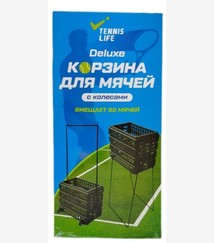 Корзина для теннисных мячей TENNIS LIFE 80 DELUXE (черный)#4