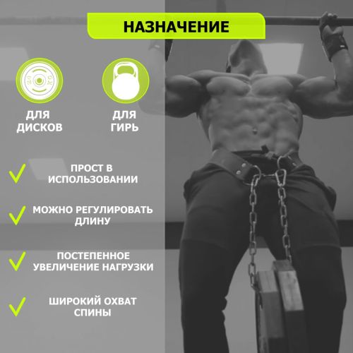 Пояс для отягощений с цепью FITEX PRO FTX-5071#8