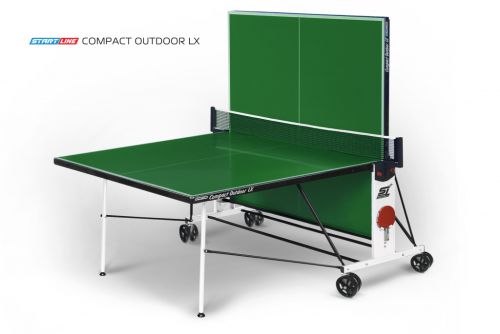 Теннисный стол START LINE Compact Outdoor-2 LX Green (с сеткой)#5 Теннисный стол START LINE Compact Outdoor-2 LX Green (с сеткой)#5