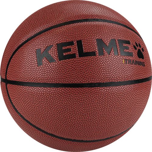 Мяч баскетбольный KELME Hygroscopic №7 (ПУ) коричнево-черный#4 Мяч баскетбольный KELME Hygroscopic №7 (ПУ) коричнево-черный#4