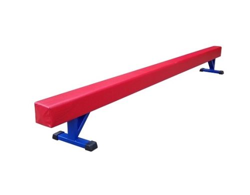 Бревно гимнастическое на металлических опорах (низкое, мягкое) 5 м