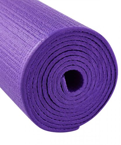 Коврик для йоги и фитнеса STARFIT FM-101 PVC 173x61х0,4 см (фиолетовый)#4