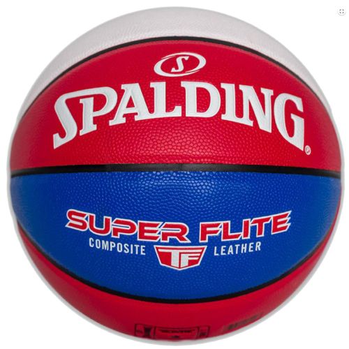 Мяч баскетбольный SPALDING Super Flite №7 (композит) красно-сине-белый
