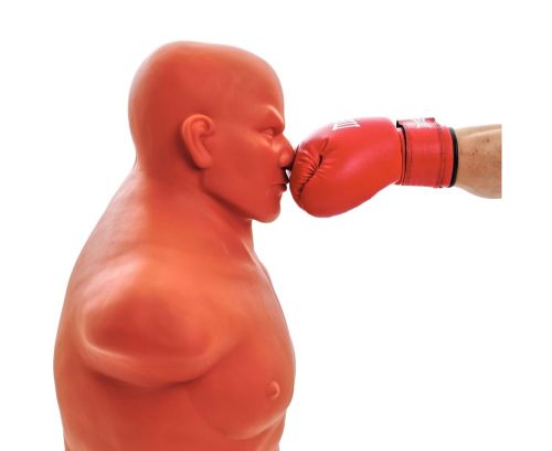 Манекен DFC Boxing Punching Man-Heavy c регулировкой высоты (бежевый)#19