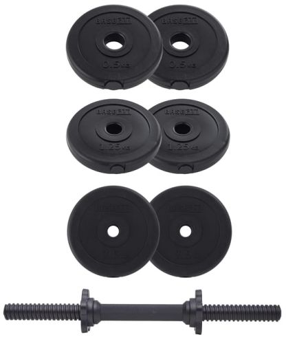 Гантель разборная пластиковая BASEFIT DB-717 9 кг#2