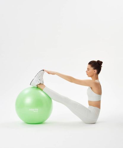 Фитбол STARFIT GB-109 55 см (с ручным насосом) зеленый#5