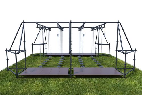 Комплекс полосы препятствий Переправа шахматный конь#2