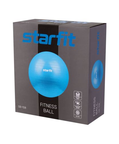 Фитбол STARFIT GB-108 55 см (желтый пастель)#4