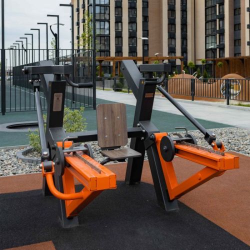 Уличный тренажер Жим вверх с переменной нагрузкой ZAVODSPORTA Power-1801.1#7 Уличный тренажер Жим вверх с переменной нагрузкой ZAVODSPORTA Power-1801.1#7