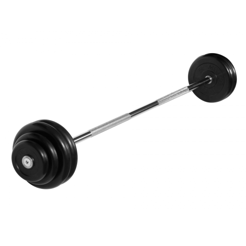 Штанга неразборная 32,5 кг черная MB Barbell MB-BarMW-B32,5