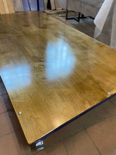 Тележка для перевозки матов "Премиум" (лакированная фанера) СТ-146#2