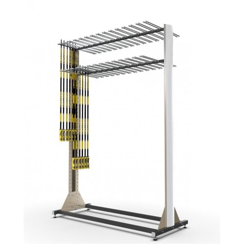 Стойка для лыжных палок «Премиум» мобильная 2-сторонняя Стойка для лыжных палок «Премиум» мобильная 2-сторонняя