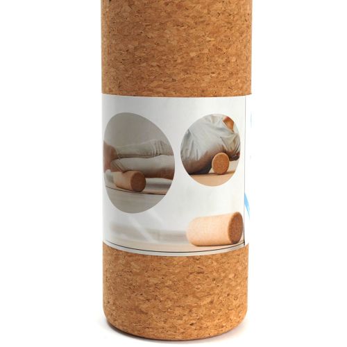 Массажный ролл INEX Cork Roller 40х10 см (пробка)#3