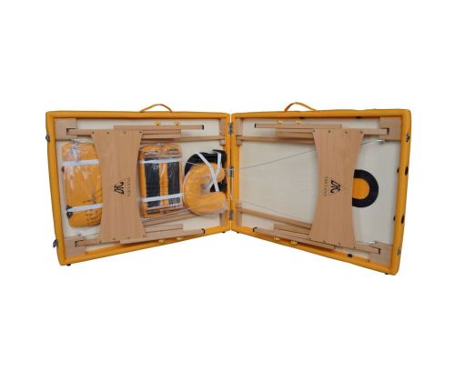 Массажный стол DFC NIRVANA Relax (дерев. ножки) горчичный (Mustard)#2 Массажный стол DFC NIRVANA Relax (дерев. ножки) горчичный (Mustard)#2